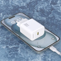 Nabíječka Dudao A27PCEU 30W GaN USB-C PD - bílá