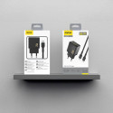 Dudao A26TCEU nabíječka 25W GaN USB-C + USB-A - černá