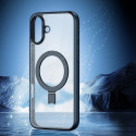 Dux Ducis Aimo Mag pouzdro s MagSafe a stojánkem pro iPhone 16 - černé