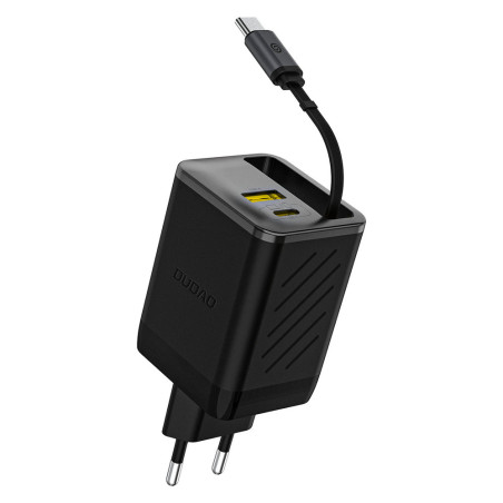 Nabíječka Dudao A67EU 67W GaN pro více zařízení - black