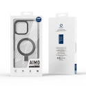 Dux Ducis Aimo Mag pouzdro s MagSafe a stojánkem pro iPhone 16 Pro - černé