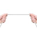 Kabel Dudao L4T USB-C 2.1A 1m bílý