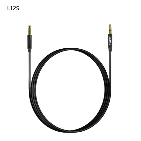 Kabel Dudao L12S AUX 3,5mm 1 m černý
