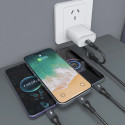 Kabel Dudao L3W 66W USB-A/USB-C – černá