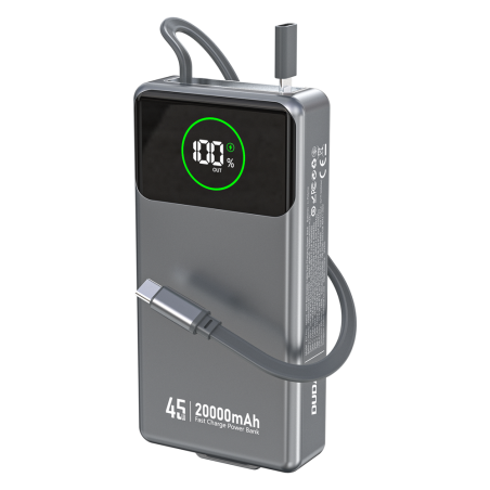 Dudao K31 Pro 45W 20000mAh powerbanka - šedá