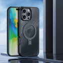 Dux Ducis Aimo Mag pouzdro s MagSafe a stojánkem pro iPhone 16 Pro Max - černé