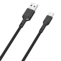 Kabel Dudao L9T 5A USB-A na USB-C 1 m černý