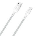 Dudao L9T 5A USB-A na USB-C kabel 1 m – bílý