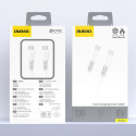 Kabel Dudao L25SC 60W USB-C–USB-C 2m bílý