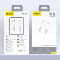 Kabel Dudao L25SC 60W USB‑C – USB‑C 1m bílý