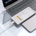 Kabel Dudao L25SC 60W USB‑C – USB‑C 1m bílý