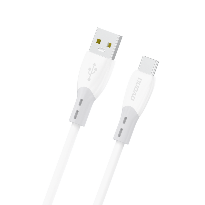 Kabel Dudao L25ST 5A pro nabíjení a datové přenosy - bílý