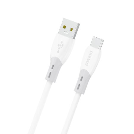 Kabel Dudao L25ST 5A USB-A na USB-C 1 m bílý