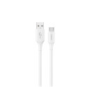 Kabel Dudao L2SM USB-A / micro USB 6A 1,2 m - bílý