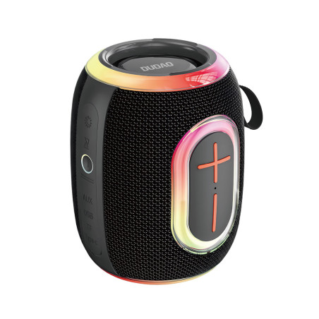 Dudao Y22 bezdrátový reproduktor Bluetooth 5.3 RGB - černá