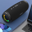Dudao Y21 Pro bezdrátový reproduktor RGB Bluetooth 5.3 - černý