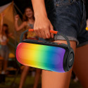 Bezdrátový reproduktor Dudao Y21 RGB BT 5.3 - černý