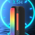 Bezdrátový reproduktor Dudao Y21 RGB BT 5.3 - černý