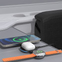 Bezdrátová nabíječka Dudao A11S 3v1 pro MagSafe - černá