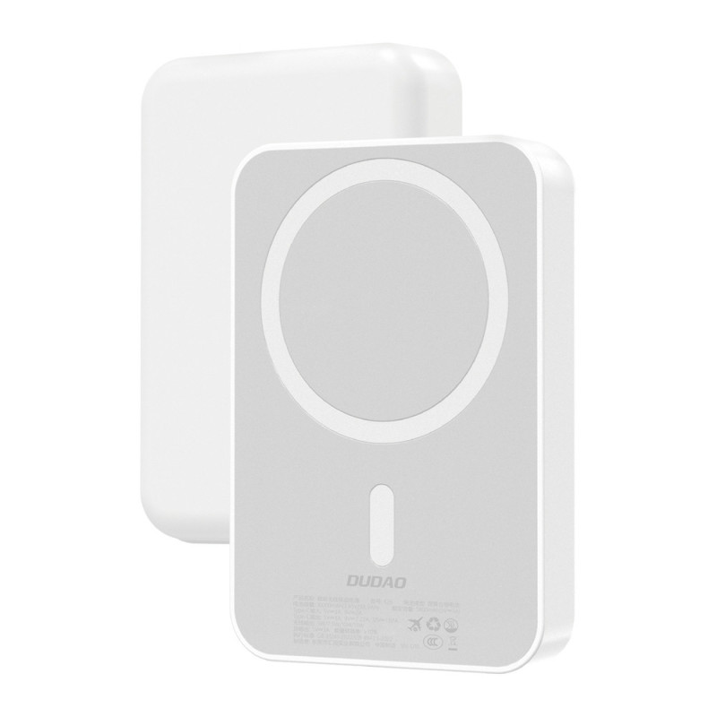 Powerbanka Dudao K26 pro nabíjení zařízení - bílá