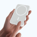 Dudao K26 powerbanka 10 000 mAh 20 W MagSafe - bílá