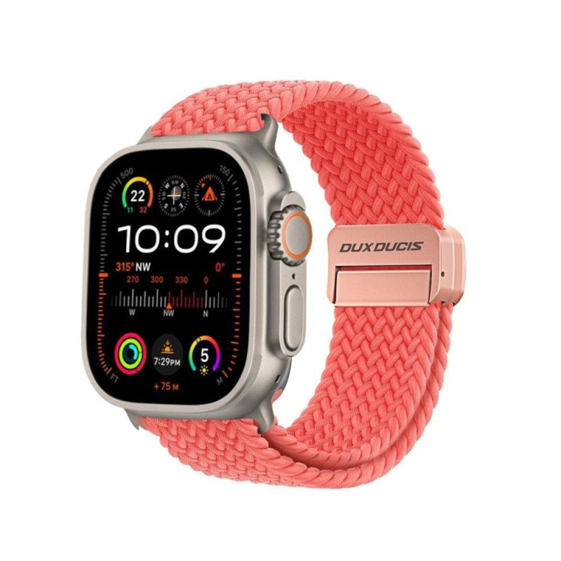 Řemínek Dux Ducis MIXTURE PRO pro Apple Watch 38 / 40 / 41 mm - guava
