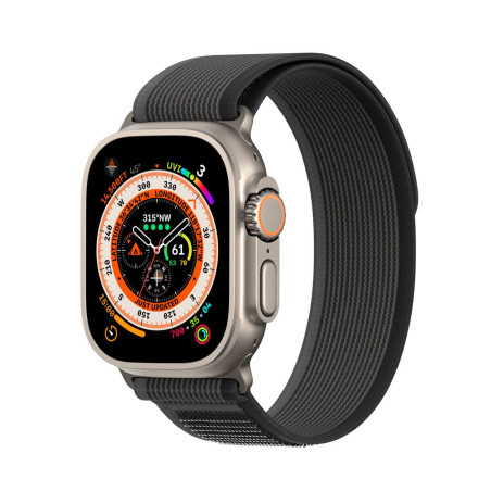 Řemínek Dux Ducis YJ nylon pro Apple Watch - black gray
