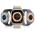 Řemínek Dux Ducis YJ nylon pro Apple Watch - black gray