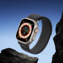 Řemínek Dux Ducis YJ nylon pro Apple Watch - black gray