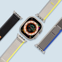Řemínek Dux Ducis YJ nylon pro Apple Watch - black gray