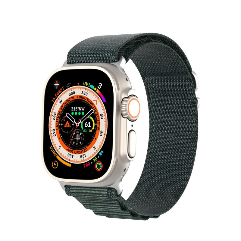 Řemínek Dux Ducis GS nylon pro Apple Watch 38 / 40 / 41 mm - zelený