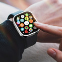 Dux Ducis HAMO pouzdro pro Apple Watch 45 mm - stříbrná