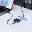 Ugreen 65878 přepínač DisplayPort/USB-C na USB-C - šedá