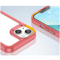 AG PREMIUM Outer Space Case Pevné pouzdro pro iPhone 14 s gelovým rámečkem červené