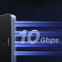 KVM switch Ugreen UGREEN SWITCH pro počítače – šedá