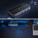 KVM switch Ugreen UGREEN SWITCH pro počítače – šedá
