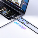 Ugreen USB-C to USB-C PD 240W 3m kabel - černý