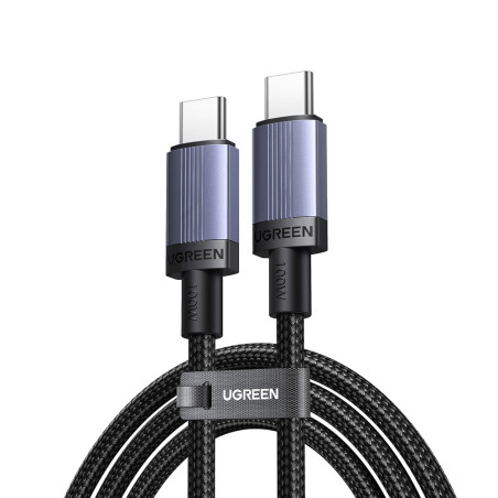 Ugreen USB-C na USB-C PD kabel 100W 5A 1m černý