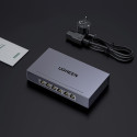 Ugreen CM753 6portový PoE+ switch 1Gb/s – šedá