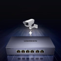 Ugreen CM753 6portový PoE+ switch 1Gb/s – šedá