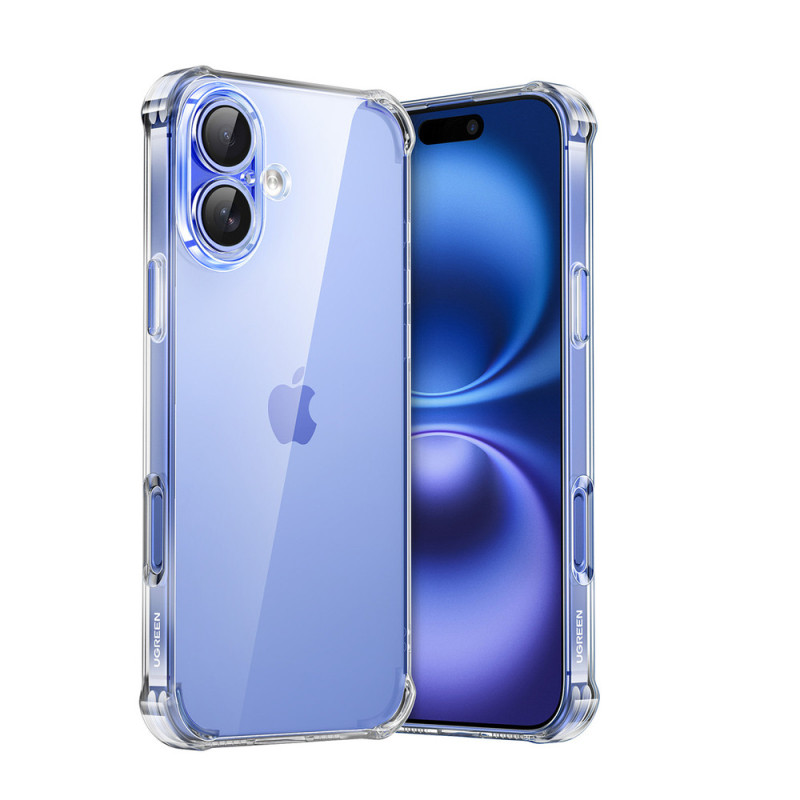 Kryt Ugreen Bright Cushion CA101 pro iPhone 16 Plus - transparentní