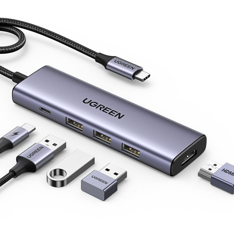 Kabel Ugreen CM511 15597 pro notebooky - šedá