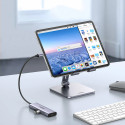 Ugreen CM511 15597 5v1 HUB USB-C - šedá
