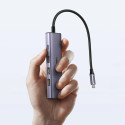 Ugreen CM511 15597 5v1 HUB USB-C - šedá