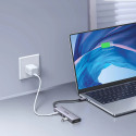 Ugreen CM511 15597 5v1 HUB USB-C - šedá