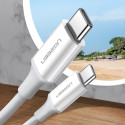 Kabel UGREEN US264 60518 USB-C / USB-C 1 m - bílý