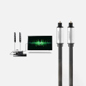 Ugreen AV108 10540 kabel Toslink/SPDIF 2 m šedá