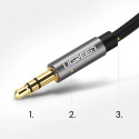 Kabel Ugreen AV119 10736 AUX 3,5mm 3 m černý