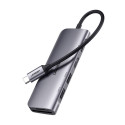 Ugreen CM195 15214 rozbočovač USB‑C 6v1 - šedá
