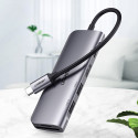 Ugreen CM195 15214 rozbočovač USB‑C 6v1 - šedá